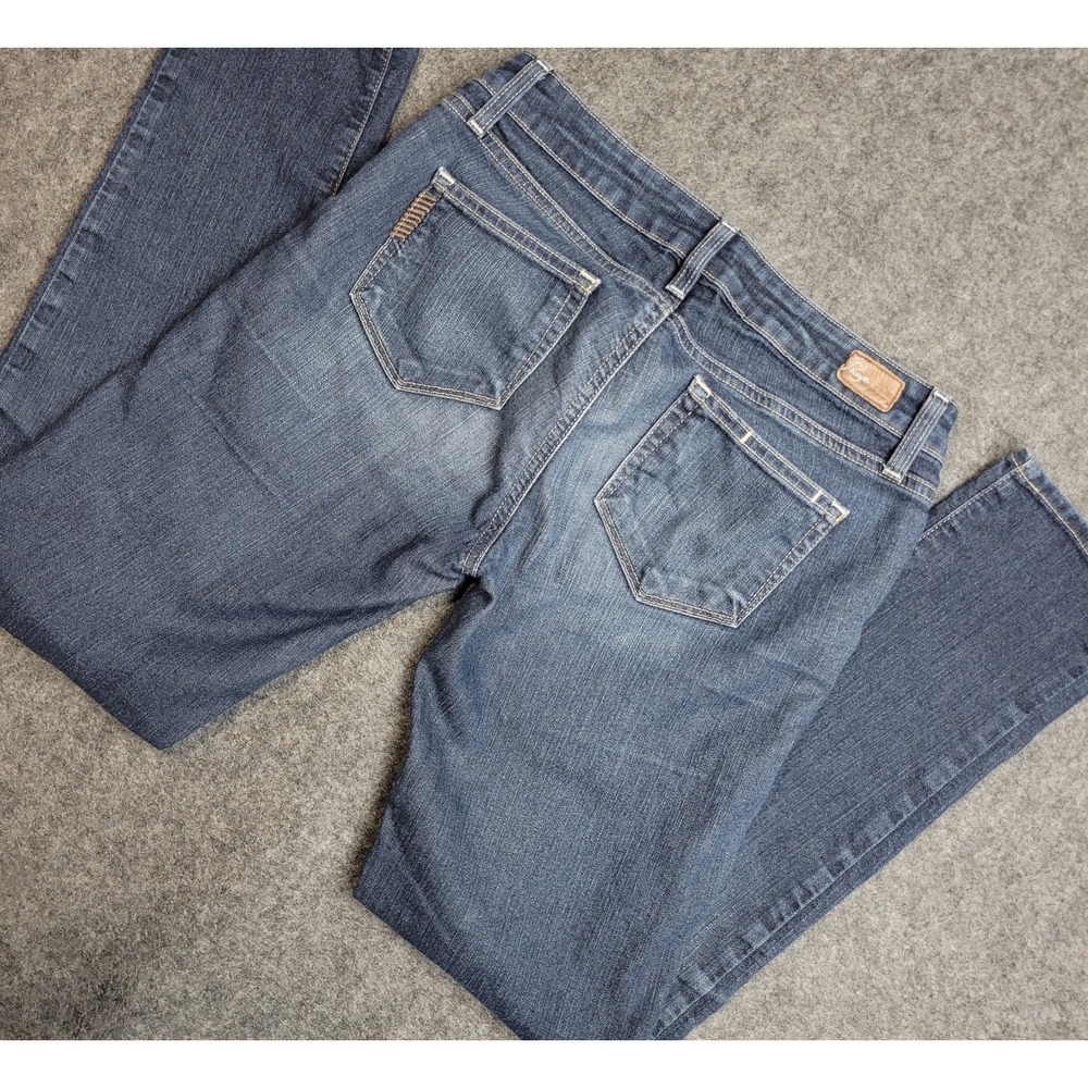 Paige Jeans Womens 26 Blue Denim Faded Stretch Peg Skinny Leg Grunge Streetwear